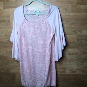 Christian Caliendo Med Mini Dress w/Bell Sleeves